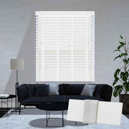 Paulownia houten jaloezie - Wit