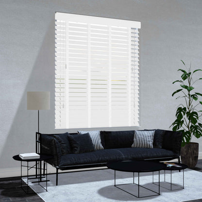 Paulownia houten jaloezie - Wit