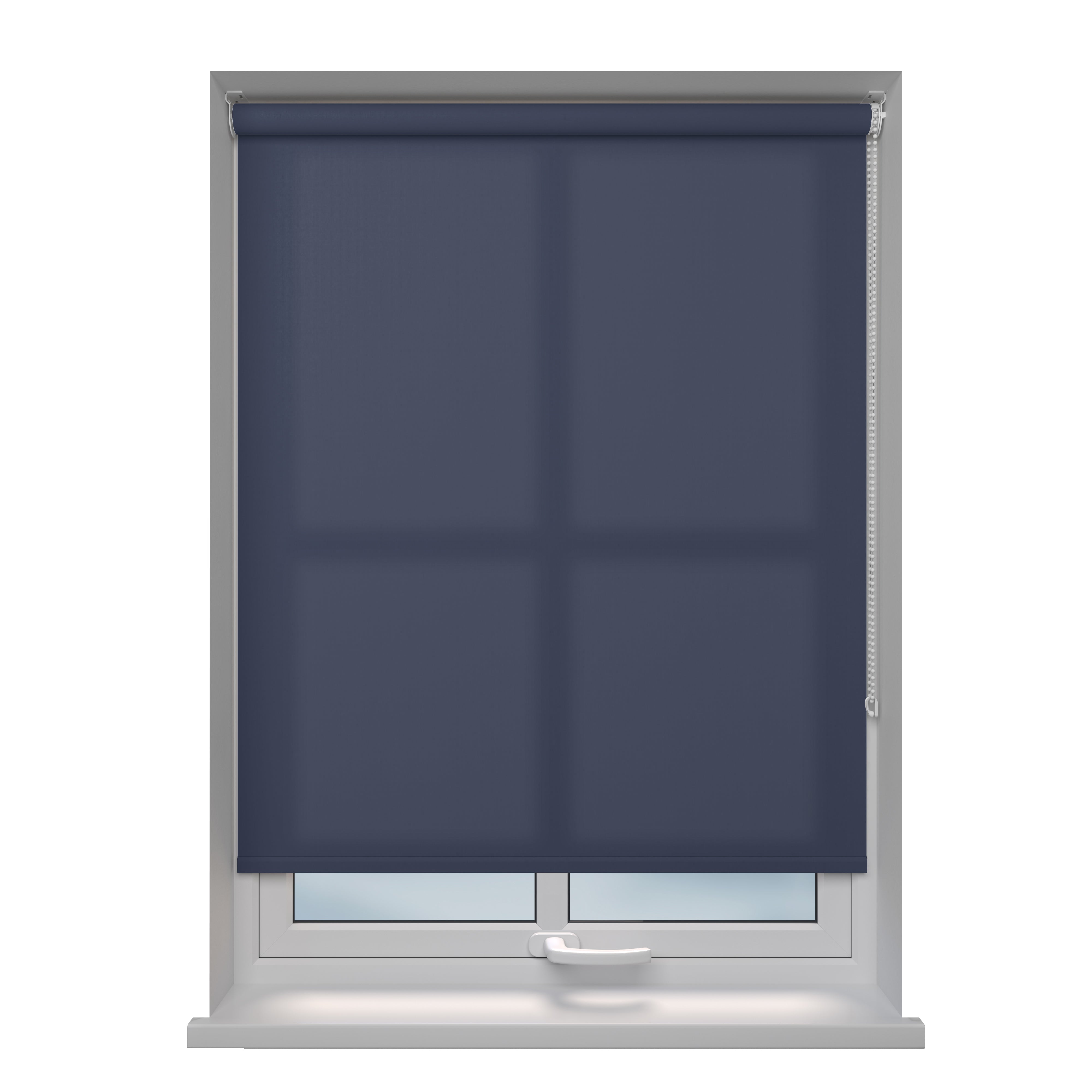 Ontdek onze tijdloze lichtdoorlatende rolgordijnen in middernacht donkerblauw. Perfecte balans tussen privacy en natuurlijk licht, eenvoudig aan te passen voor ultiem comfort. Voeg een vleugje diepte en elegantie toe aan elke kamer. Upgrade je interieur met de sfeervolle kleur van middernacht donkerblauw!