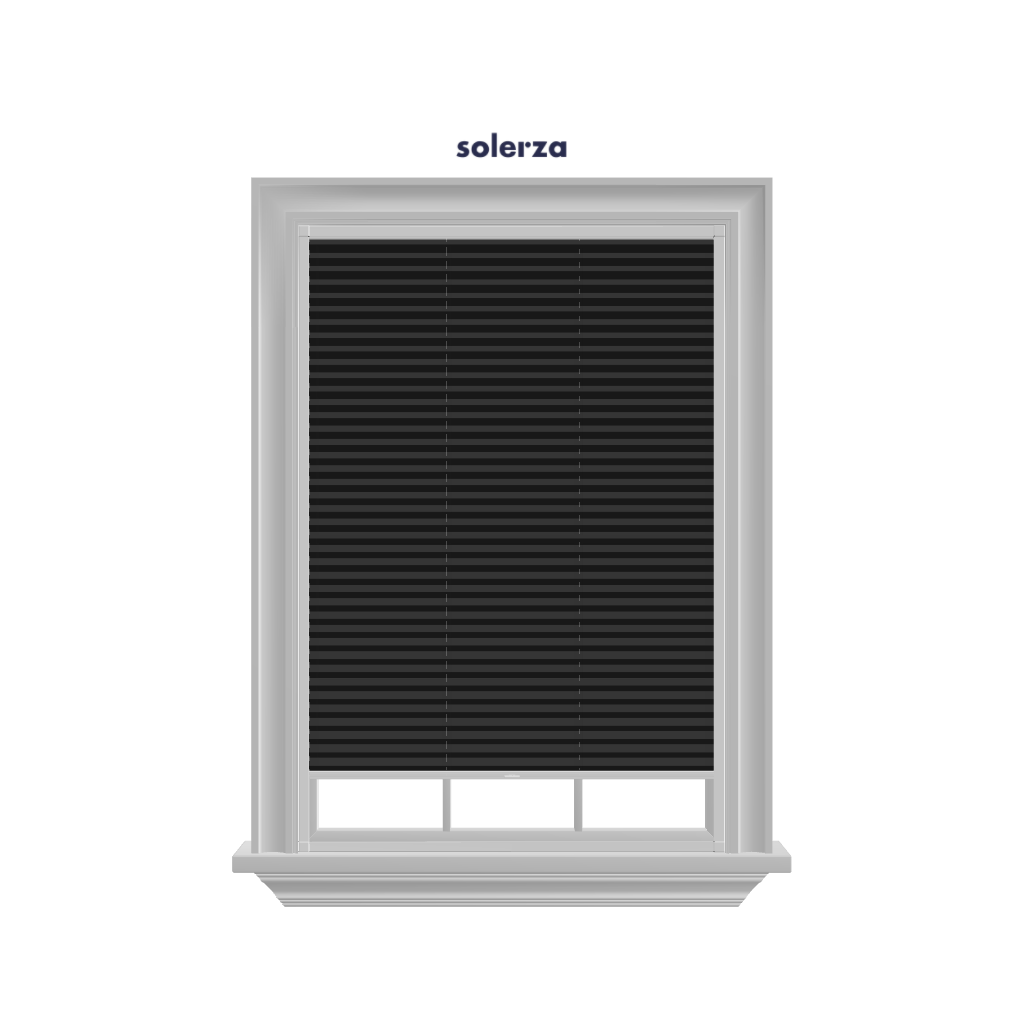 Honingraat Plisségordijn lichtdoorlatend - Prime antraciet