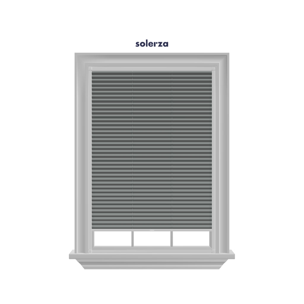 Easy Click Honingraat Plisségordijn lichtdoorlatend - Style grijs