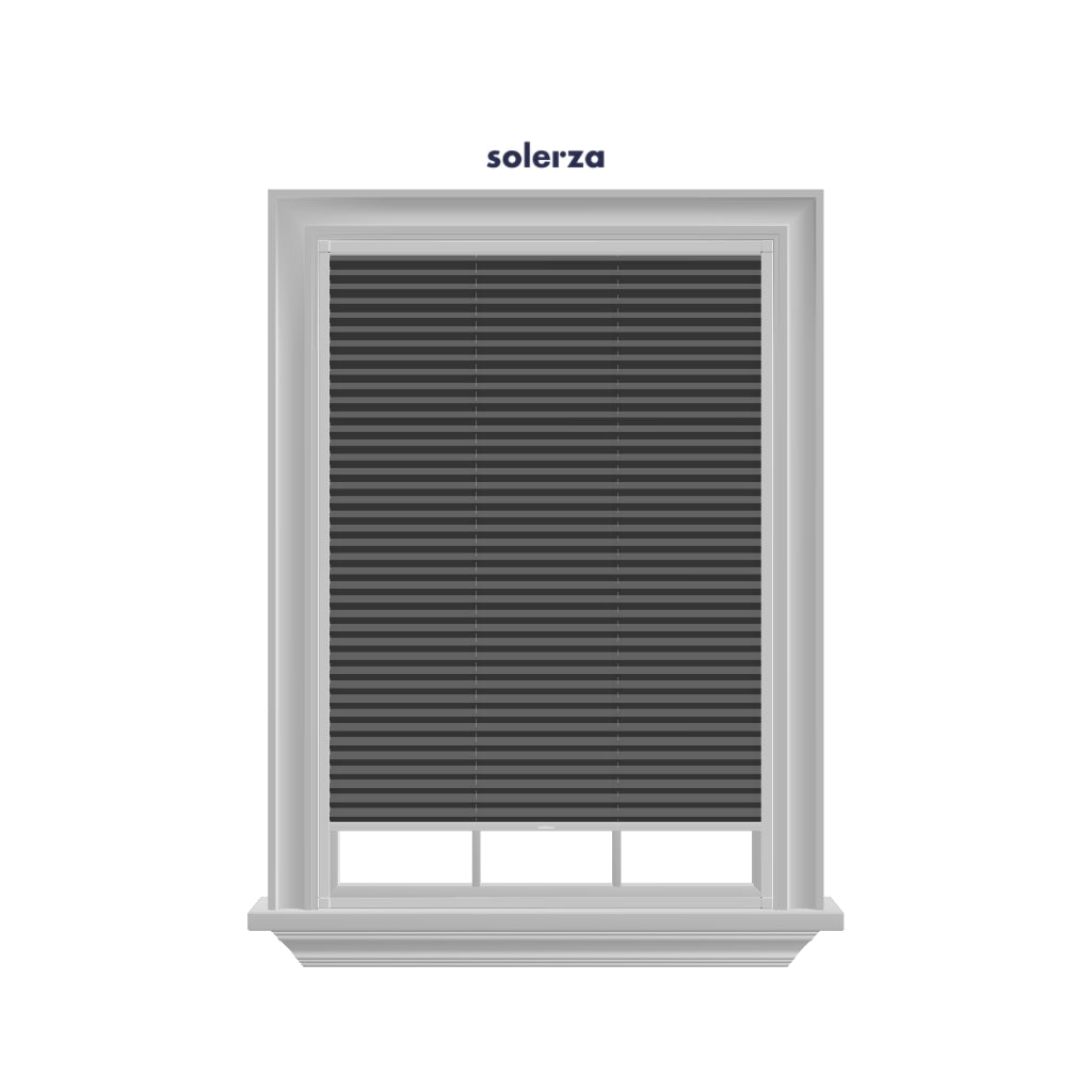 Easy Click Honingraat Plisségordijn lichtdoorlatend - Aqua lichtgrijs