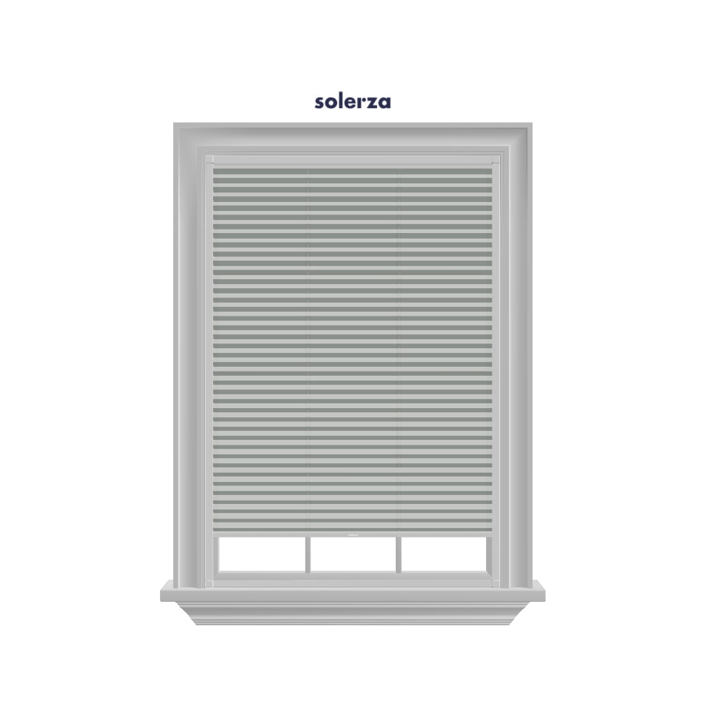 Easy Click Honingraat Plisségordijn lichtdoorlatend - Luxury lichtgrijs