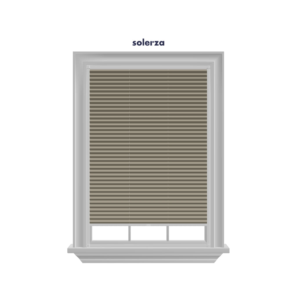 Easy Click Honingraat Plisségordijn verduisterend - Aqua crème