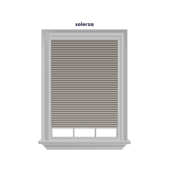 Easy Click Honingraat Plisségordijn verduisterend - Pure taupe