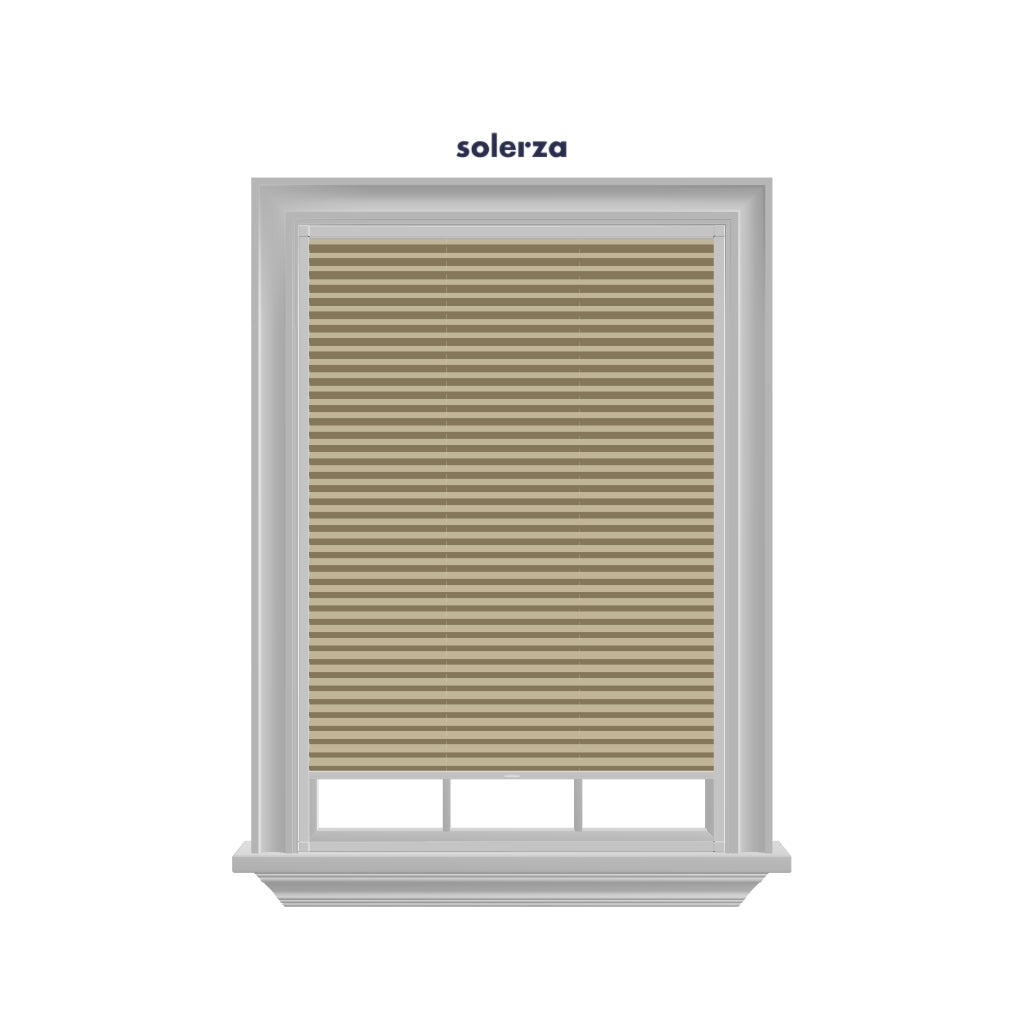 Easy Click Honingraat Plisségordijn verduisterend - Pure crème