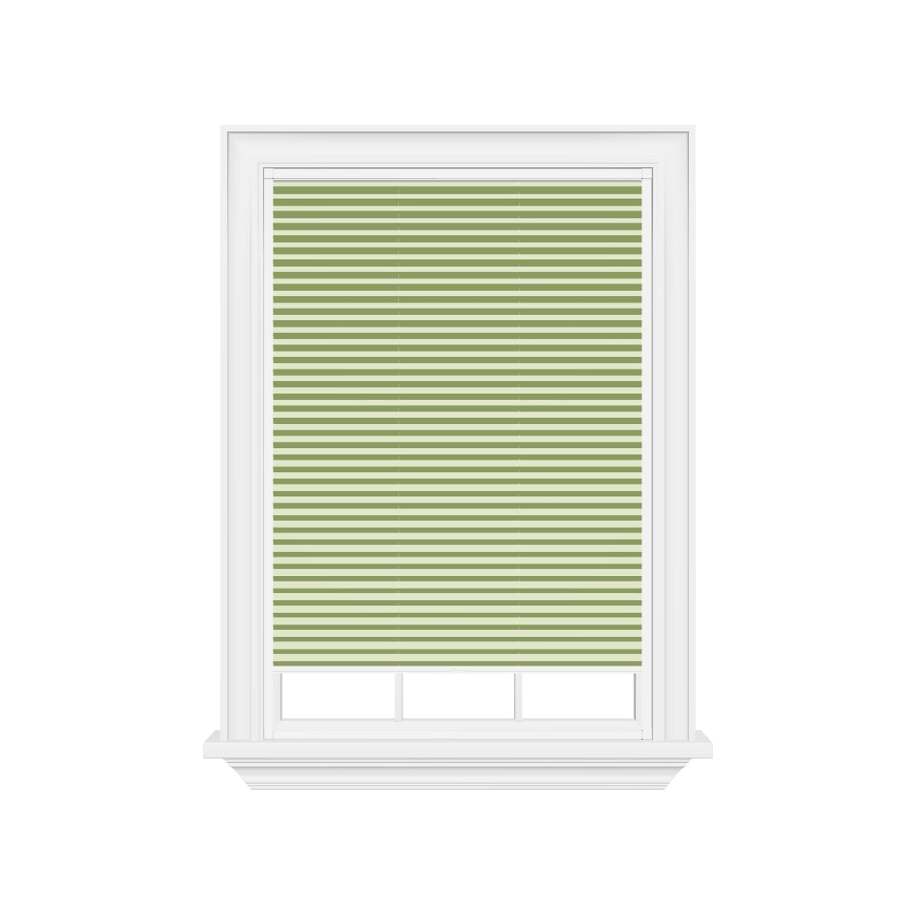 Easy Click Honingraat Plisségordijn verduisterend - Dense groen