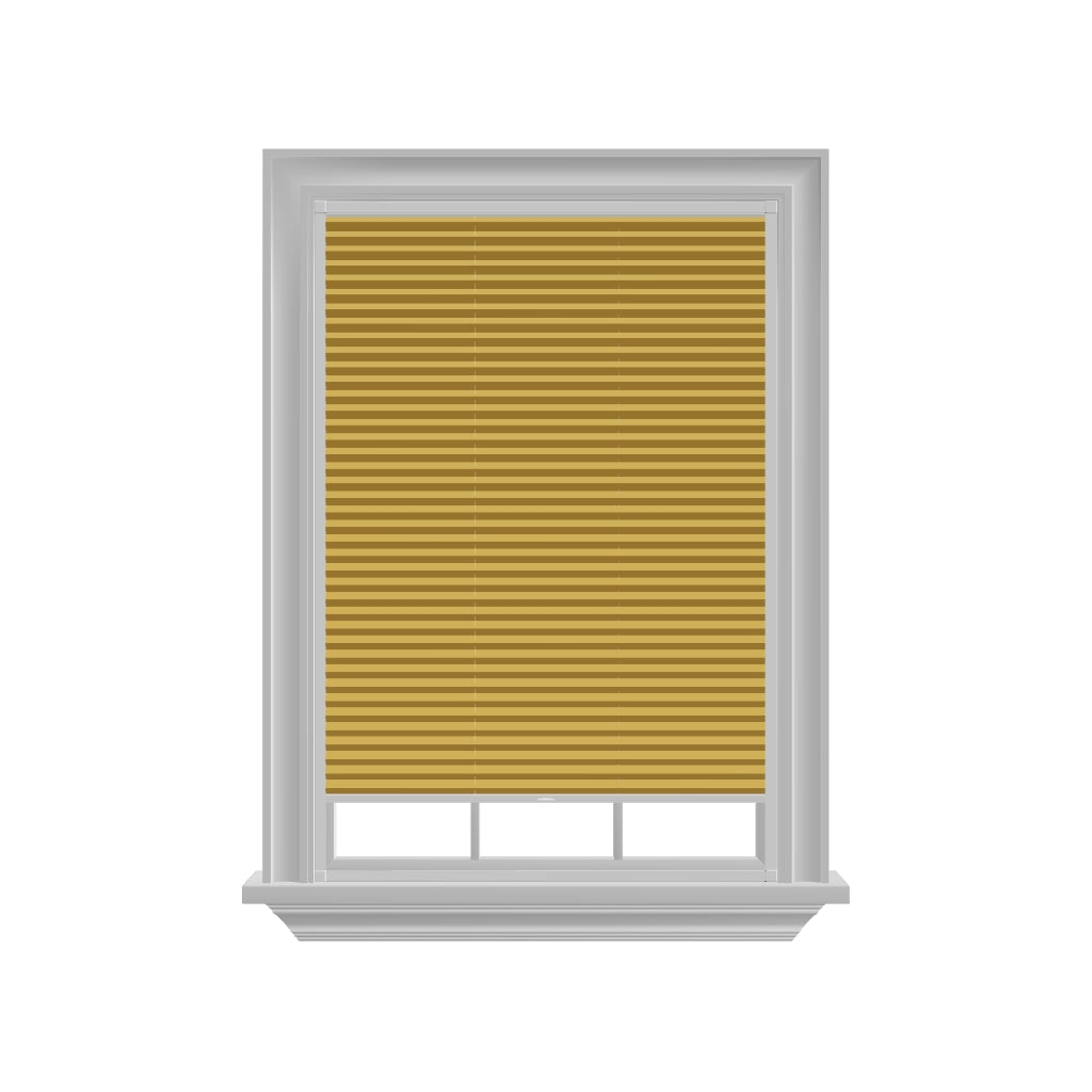 Easy Click Honingraat Plisségordijn verduisterend - Dense oranje