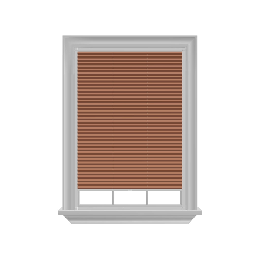 Easy Click Honingraat Plisségordijn verduisterend - Dense rood