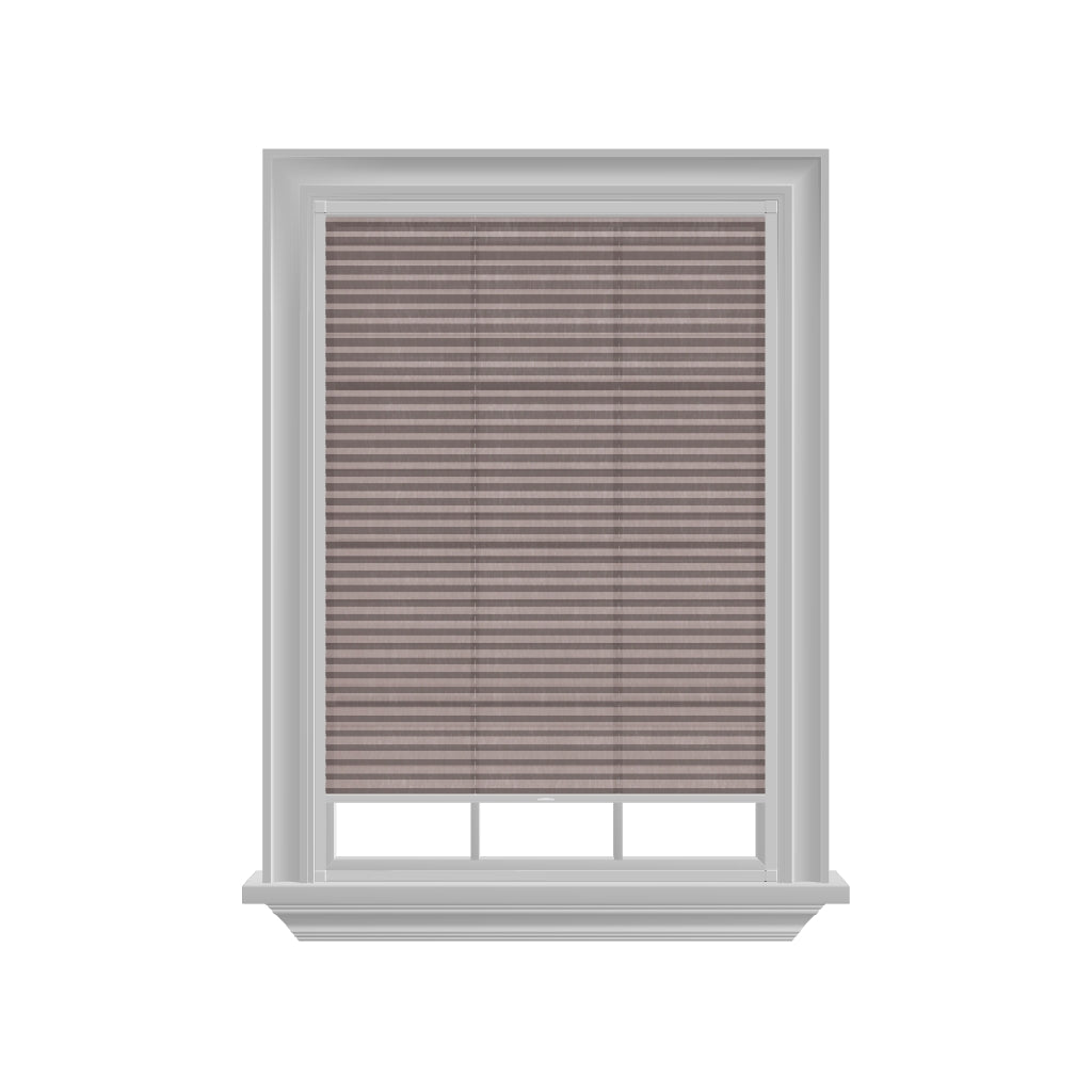 Easy click Honingraat Plisségordijn lichtdoorlatend - Pure roze