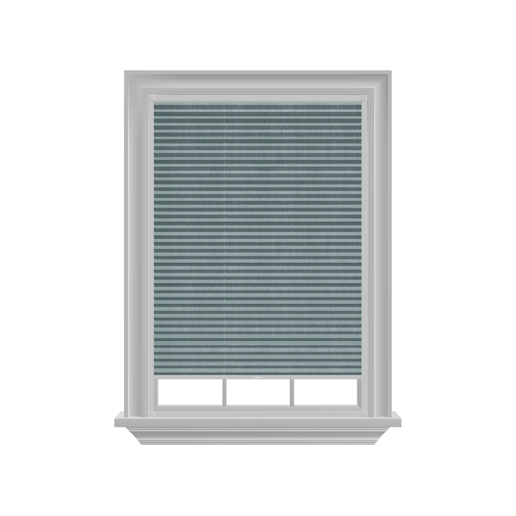 Easy click Honingraat Plisségordijn verduisterend - Pure zacht groen