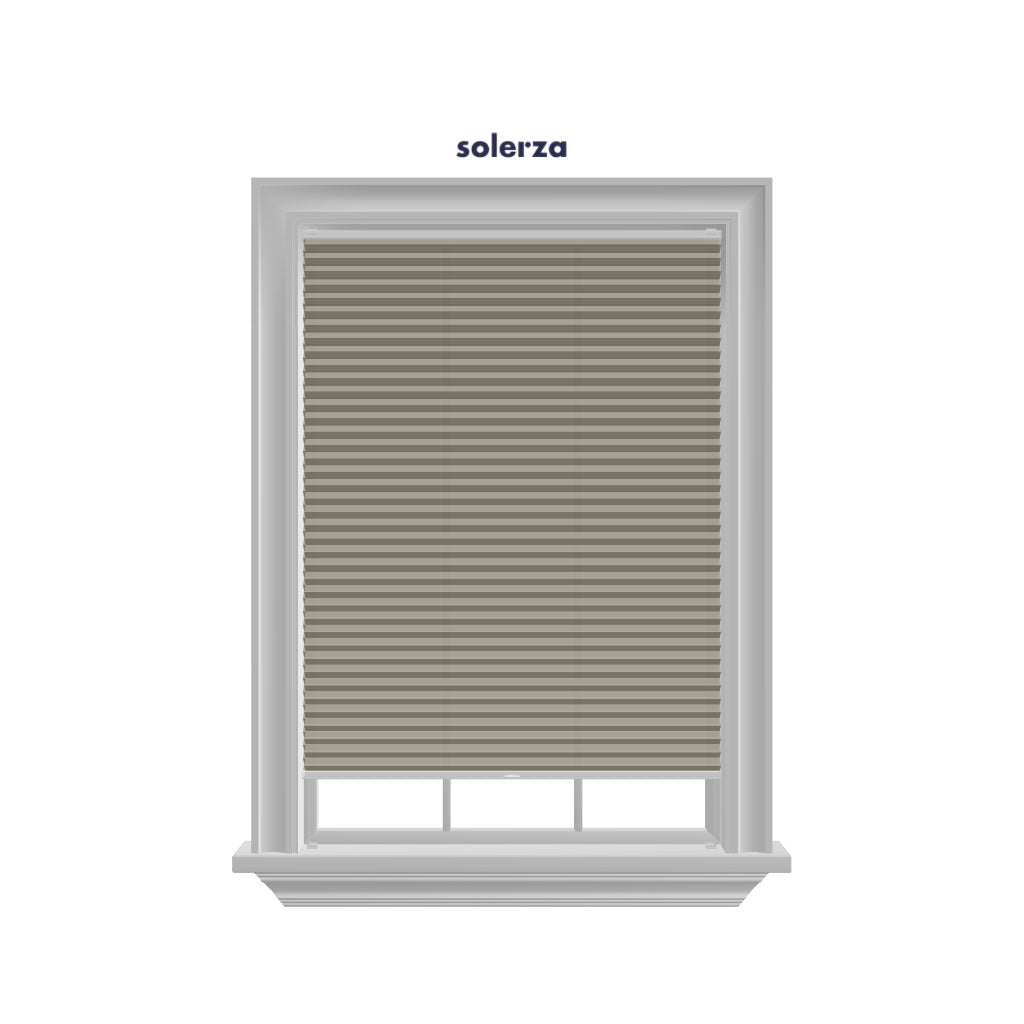 Honingraat Plisségordijn verduisterend - Spark crème