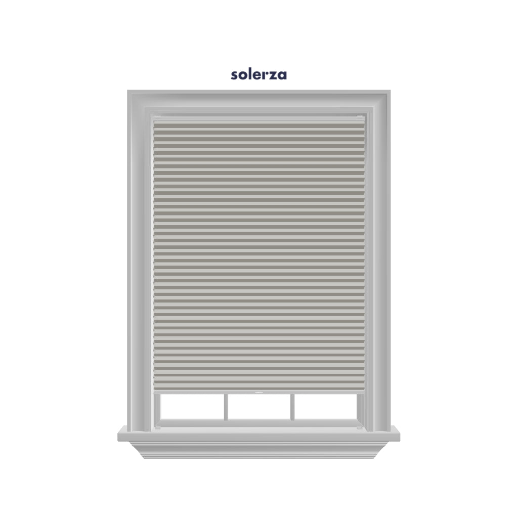 Easy Click Honingraat Plisségordijn lichtdoorlatend - Prime wit