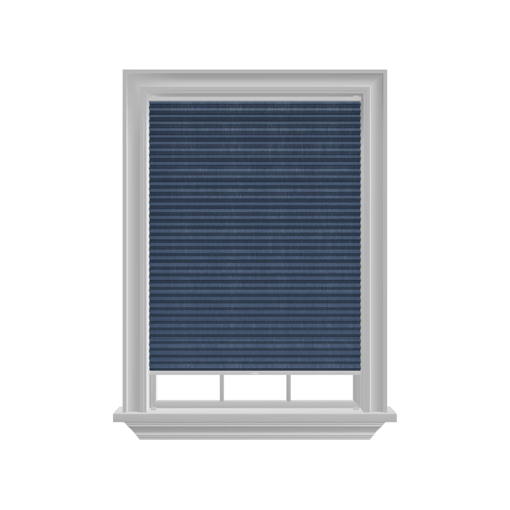 Honingraat Plisségordijn lichtdoorlatend - Pure blauw