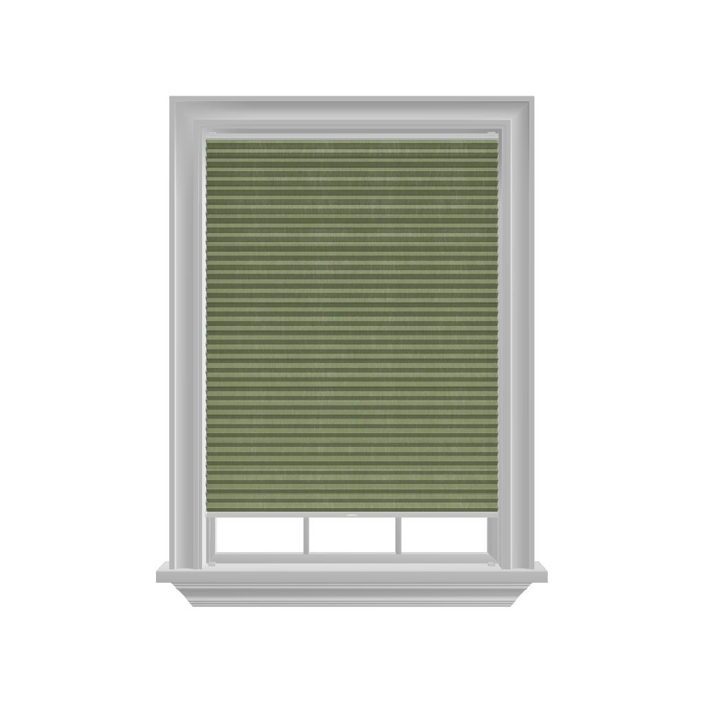 Honingraat Plisségordijn lichtdoorlatend - Pure groen