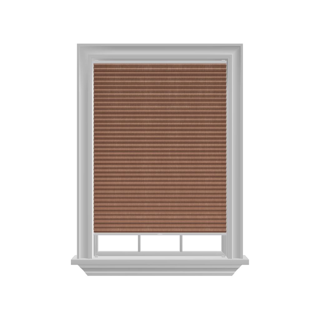 Honingraat Plisségordijn lichtdoorlatend - Pure oranje