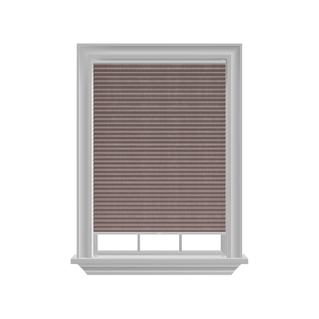 Honingraat Plisségordijn lichtdoorlatend - Pure roze