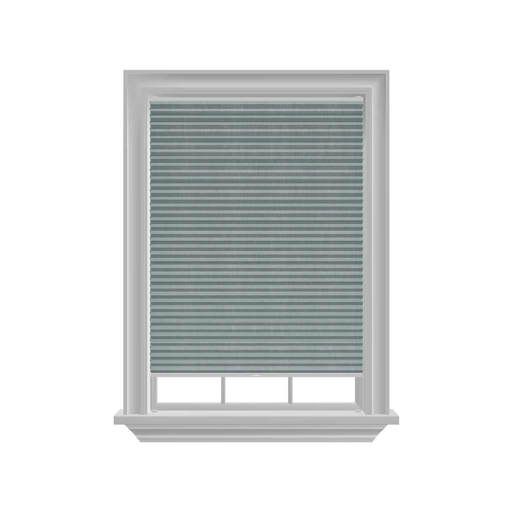 Honingraat Plisségordijn lichtdoorlatend - Pure zacht blauw