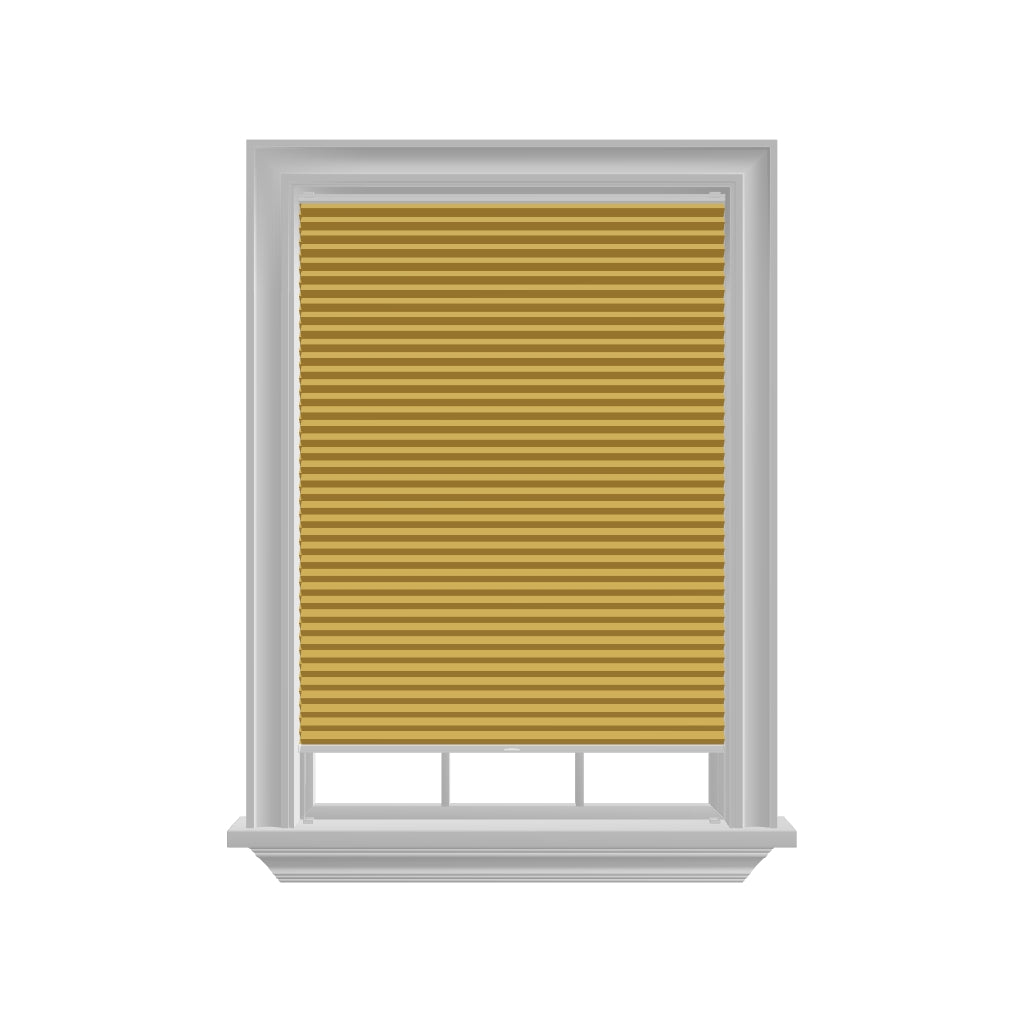 Honingraat Plisségordijn verduisterend - Dense oranje