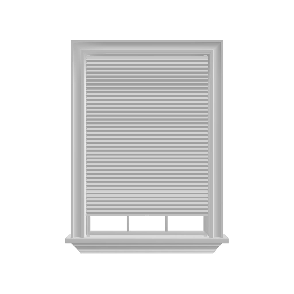 Honingraat Plisségordijn verduisterend - Dense wit