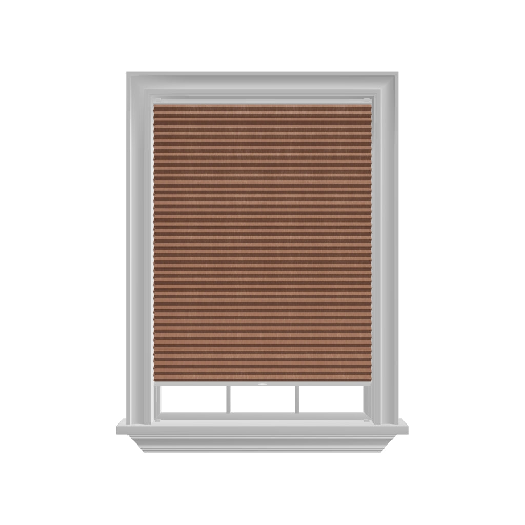 Honingraat Plisségordijn verduisterend - Pure oranje