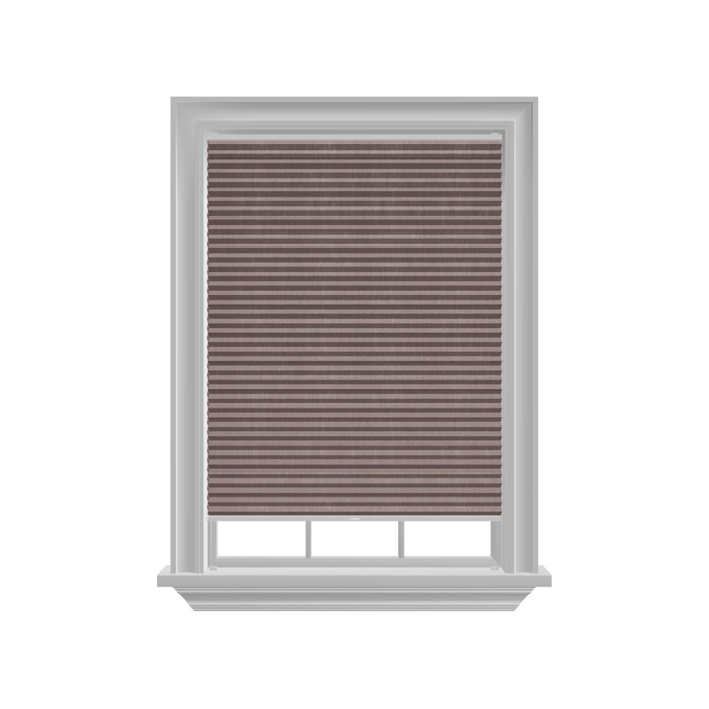 Honingraat Plisségordijn verduisterend - Pure roze