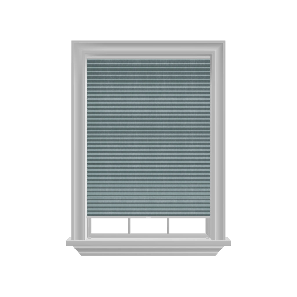 Honingraat Plisségordijn verduisterend - Pure zacht groen